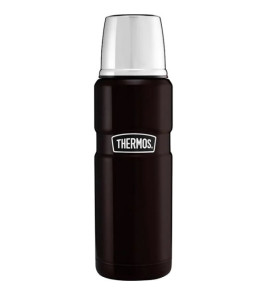 THERMOS KING VACUUM FLASK 470ML MATT BLACK