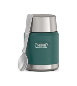 THERMOS ICON 470ML FOOD FLASK ROCK GREEN