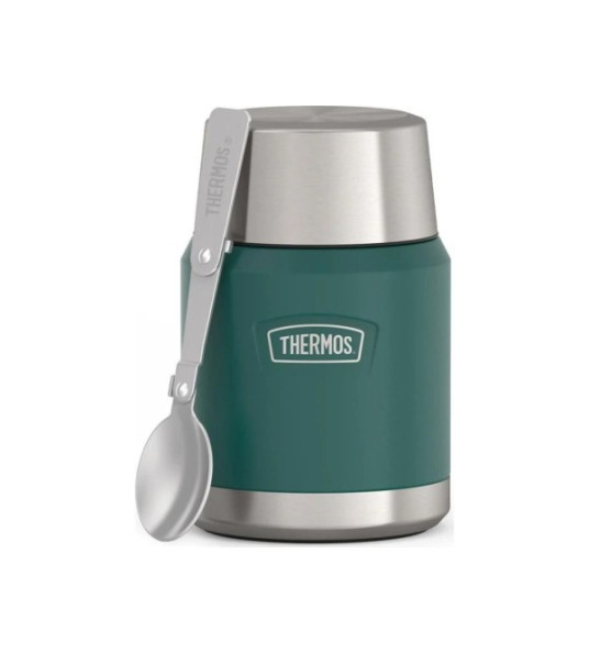THERMOS ICON 470ML FOOD FLASK ROCK GREEN