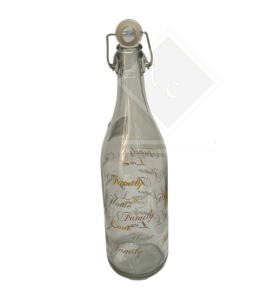 GLASS BOTTLE 1L FAMILY