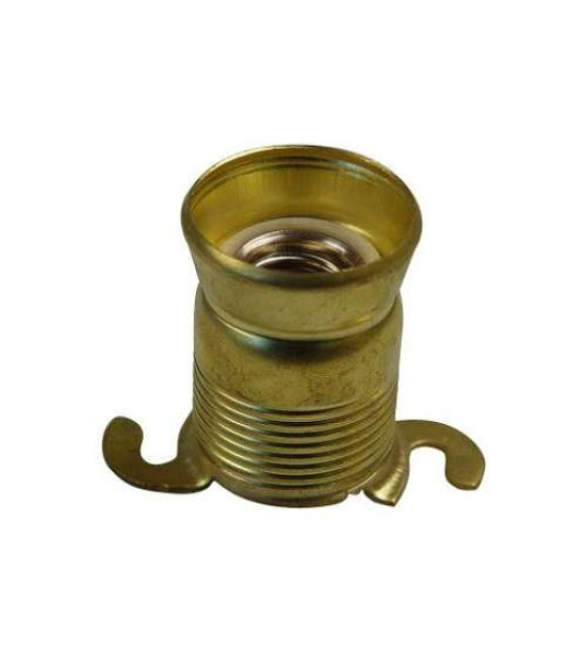 LAMPHOLDER E27 2-LUGS BRASS