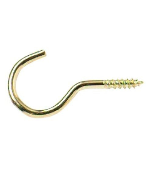 BRASS CUP HOOK 25MM