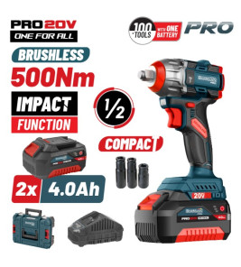 BORMANN IMPACT WRENCH 20V 500Nm BBP5422 BORMANN IMPACT WRENCH 20V 500Nm BBP5422
