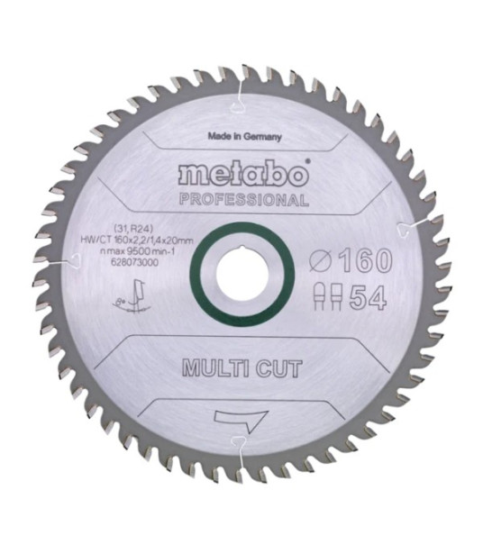 METABO 160MM MULTI-CUT CIRCULAR SAW BLADE