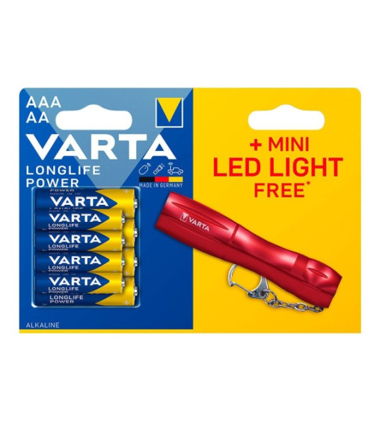 VARTA 4AA+4AAA+FLASHLIGHT GIFT PACK