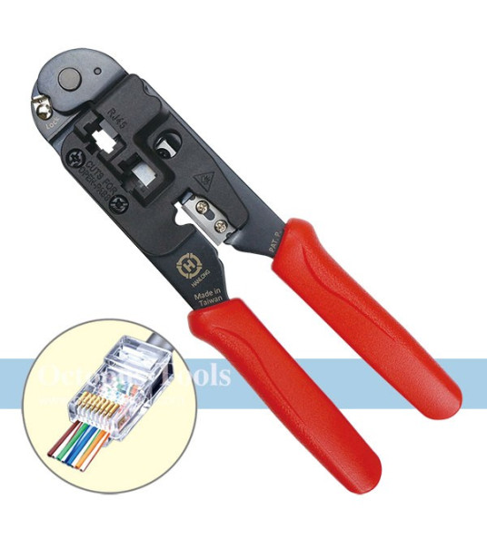 RATCHET CRIMPER RJ45 PASS-THROUGH HT-28E