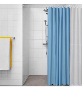 BASIC SHOWER CURTAIN BLUE 180X180CM EXMA