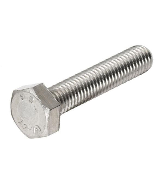 HEX BOLT M4X30MM DIN933 A2 STAINLESS STEEL