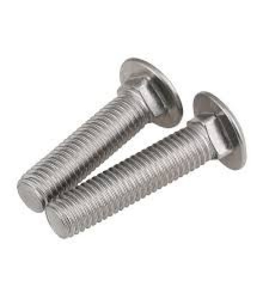 CARRIAGE BOLT M6X60 DIN603 A2 STAINLESS STEEL