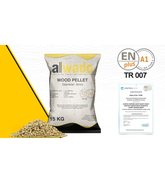 ALWADO PELLETS FOR STOVE 15KG
