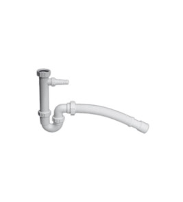S-TRAP WITH FLEXIBLE PIPE 1 1/2``