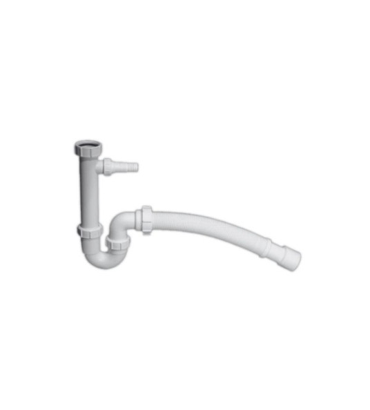 S-TRAP WITH FLEXIBLE PIPE 1 1/2``