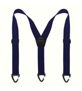 MEN`S SUSPENDERS NAVY BLUE