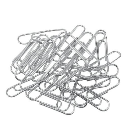 PLAIN PAPER CLIPS 30MM 100PCS