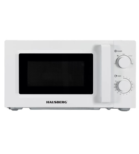 MICROWAVE OVEN 20L WHITE HAUSBERG HB-8008AB