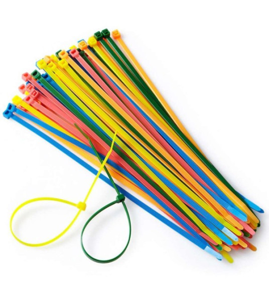HIGH-VIS CABLE TIES 4.8X250MM 50PCS