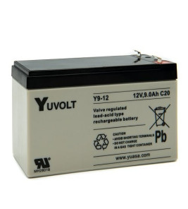 BATTERY 12V 9AH YUVOLT L151X65X97.5MM(h)