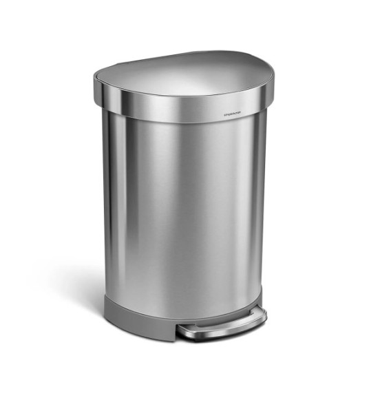 BRUSHED STEEL PEDAL BIN 60L CW2029 SIMPLEHUMAN