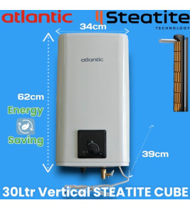 ATLANTIC WATER HEATER 30L STEATITE CUBE 5Y