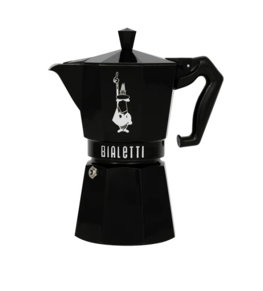 BIALETTI MOKA EXCLUSIVE BLACK 6-CUP