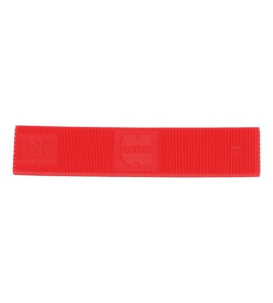 HEIGHT ADJUSTING SPACER 3MM RED