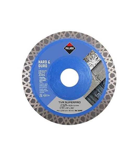RUBI DIAMOND DISC 125MM TVR SUPERPRO