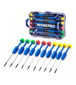 WORKPRO 10PC PRECISION SCREWDRIVERS
