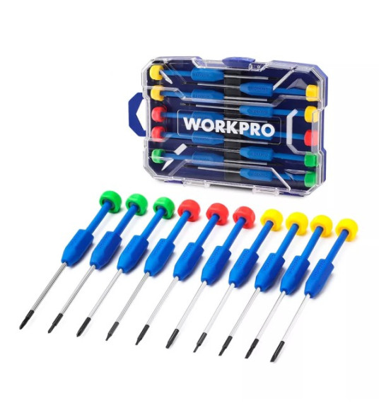 WORKPRO 10PC PRECISION SCREWDRIVERS