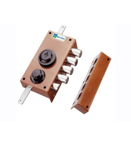 MOTTURA LOCK 2-BARS DOUBLE CYLINDER 438VS LEFT