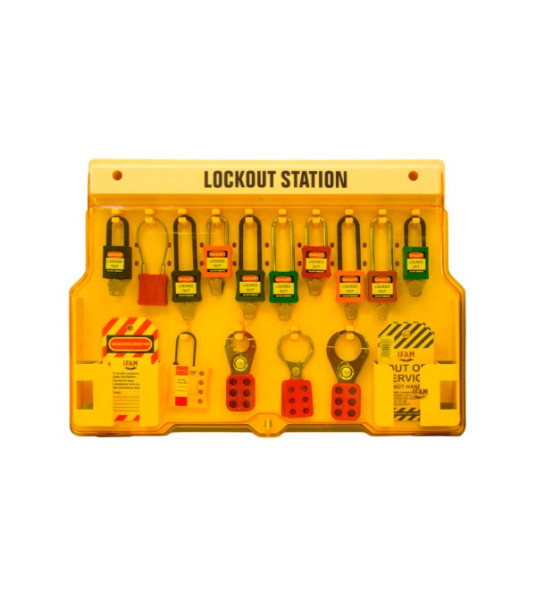 LOCKOUT -TAGOUT STATION 570X410MM