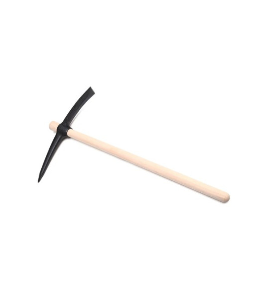 PICK AXE WITH ROUND WOODEN HANDLE (FIES)