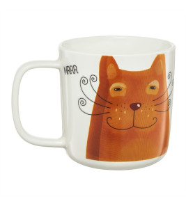 PORCELAIN MUG 370ML GINGER CAT AMBITION