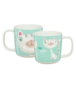 PORCELAIN MUG 370ML CAT AMBITION