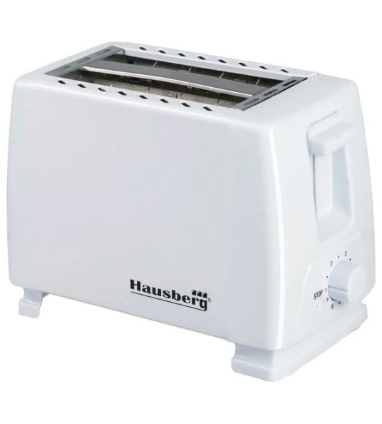 HAUSBERG 2-SLICE TOASTER WHITE HB-150AB