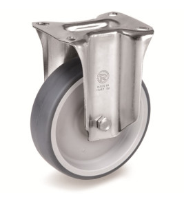 FIXED CASTER 80MM PP/RBR 70KG