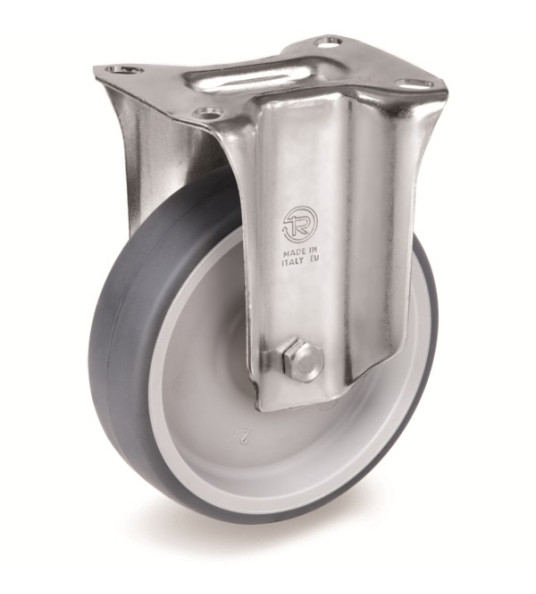 FIXED CASTER 80MM PP/RBR 70KG