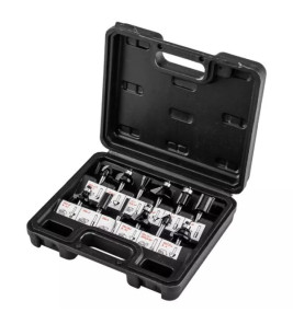 ROUTER BIT SET 6MM 12PC GRAPHITE