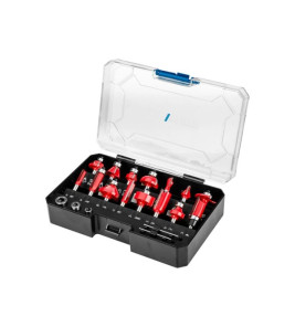 ROUTER BITS 8MM 15PC GRAPHITE 56H241