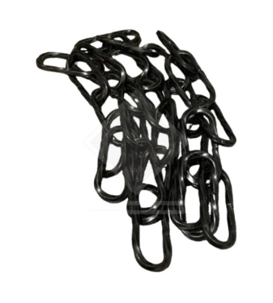 BLACK TWISTED CHANDELIER CHAIN 1M