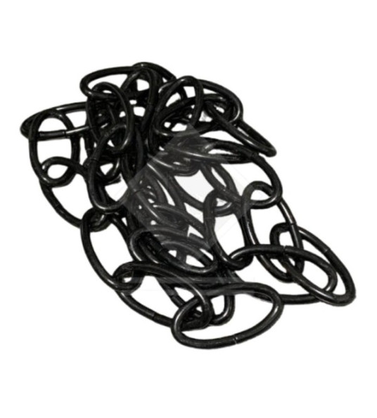 BLACK OVAL CHNDELIER CHAIN 1M
