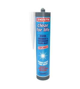 EVO-STIK CLEAR FOR LIFE SILICONE SEALANT