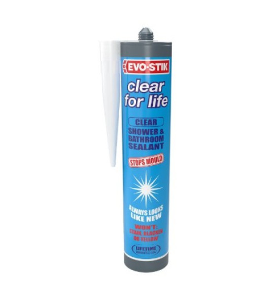 EVO-STIK CLEAR FOR LIFE SILICONE SEALANT