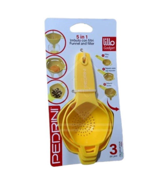 PEDRINI 5-IN-1 FUNNEL & FILTER
