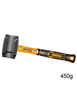 BLACK RUBBER MALLET 450G (16oz) INGCO BLACK RUBBER MALLET 450G (16oz) INGCO