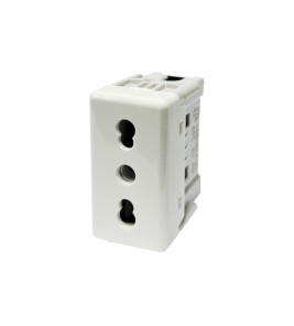 ITALIAN SOCKET 10/16A 2P+E MODULE GEWISS SYSTEM