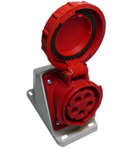 16A 3P+N+E CEEFORM WALL SOCKET IP67