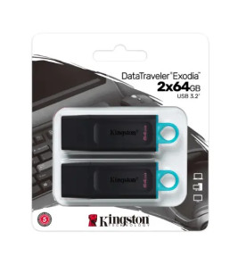 PEN DRIVE 64GB USB3.2  KINGSTON TWINPACK