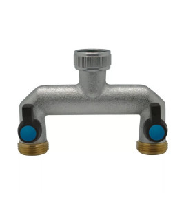2-WAY DISTRIBUTOR FOR TAP WITH VALVES