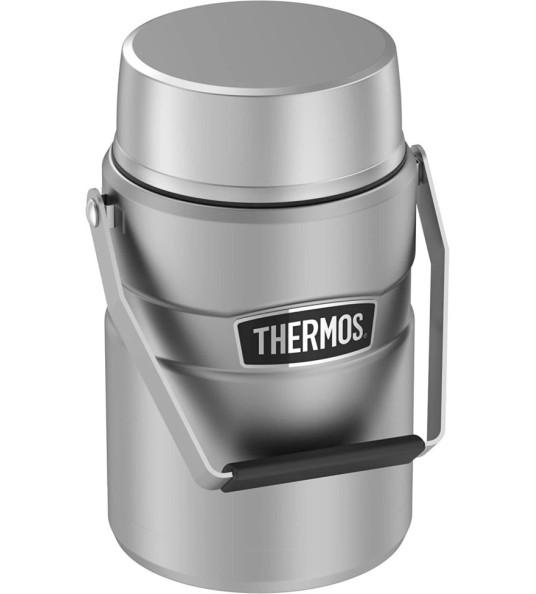 THERMOS FOOD FLASK 710ML ICON S/STEEL