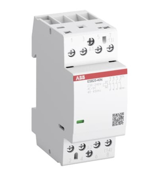 CONTACTOR 4P 24A 230V 24A AC1 4NO